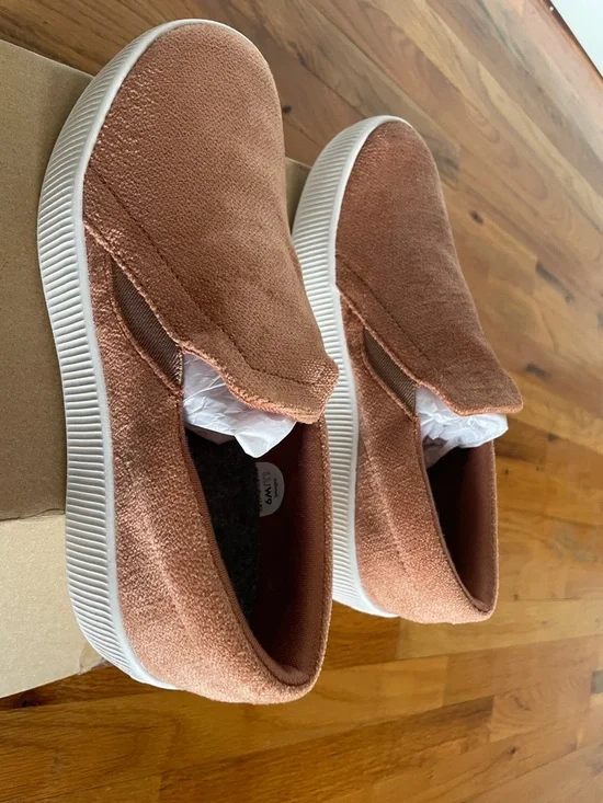 allbirds Women's lounger lift velvet, sienna blush W9 NEW - Picture 5 of 9